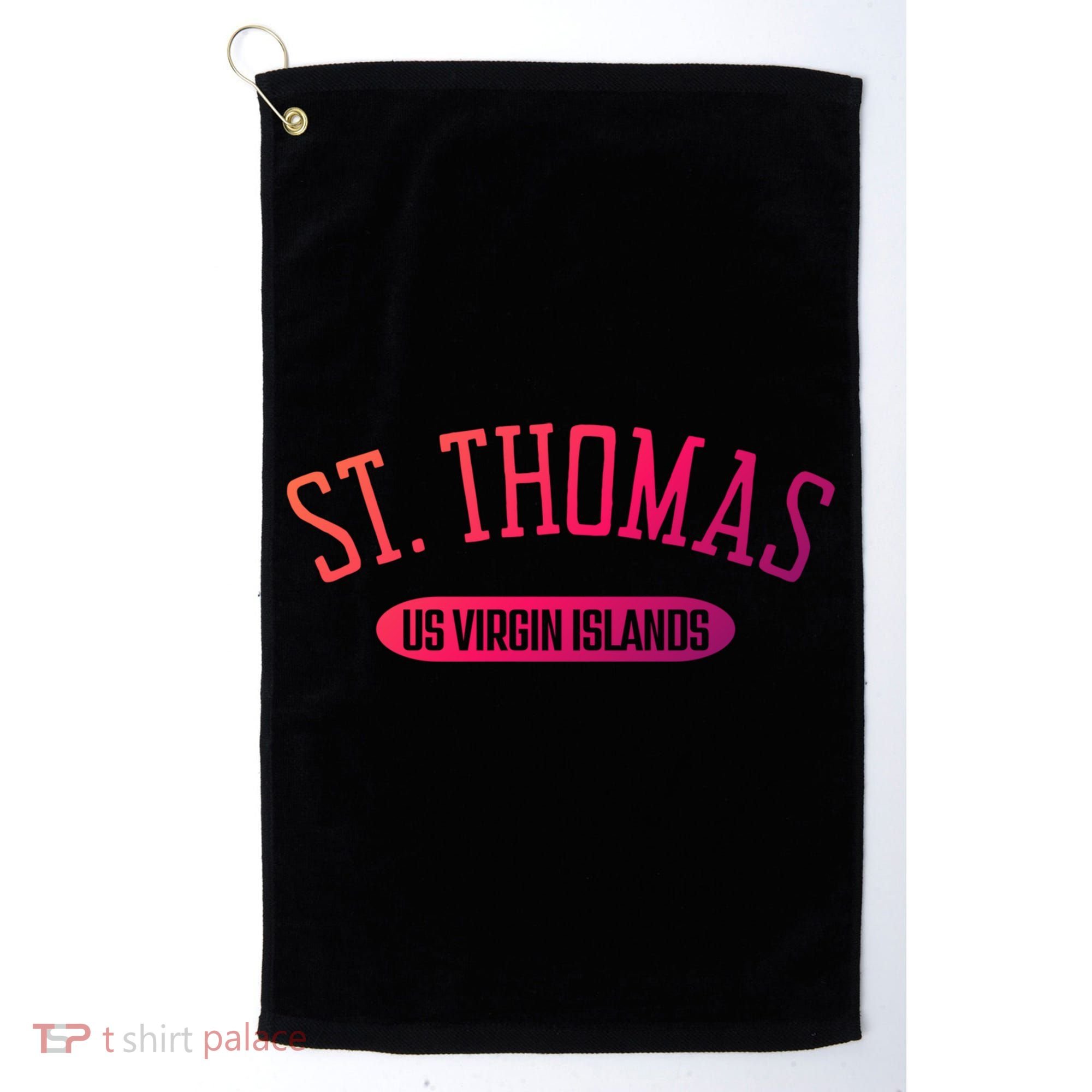 St Thomas Cool Gift Classic Style St Thomas Us Virgin Islands Gift Golf Towel