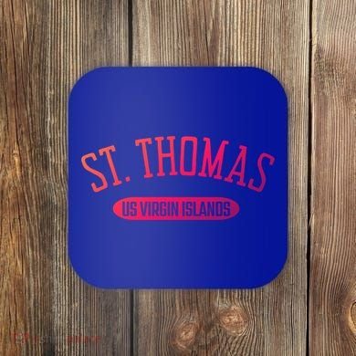 St Thomas Cool Gift Classic Style St Thomas Us Virgin Islands Gift Coaster