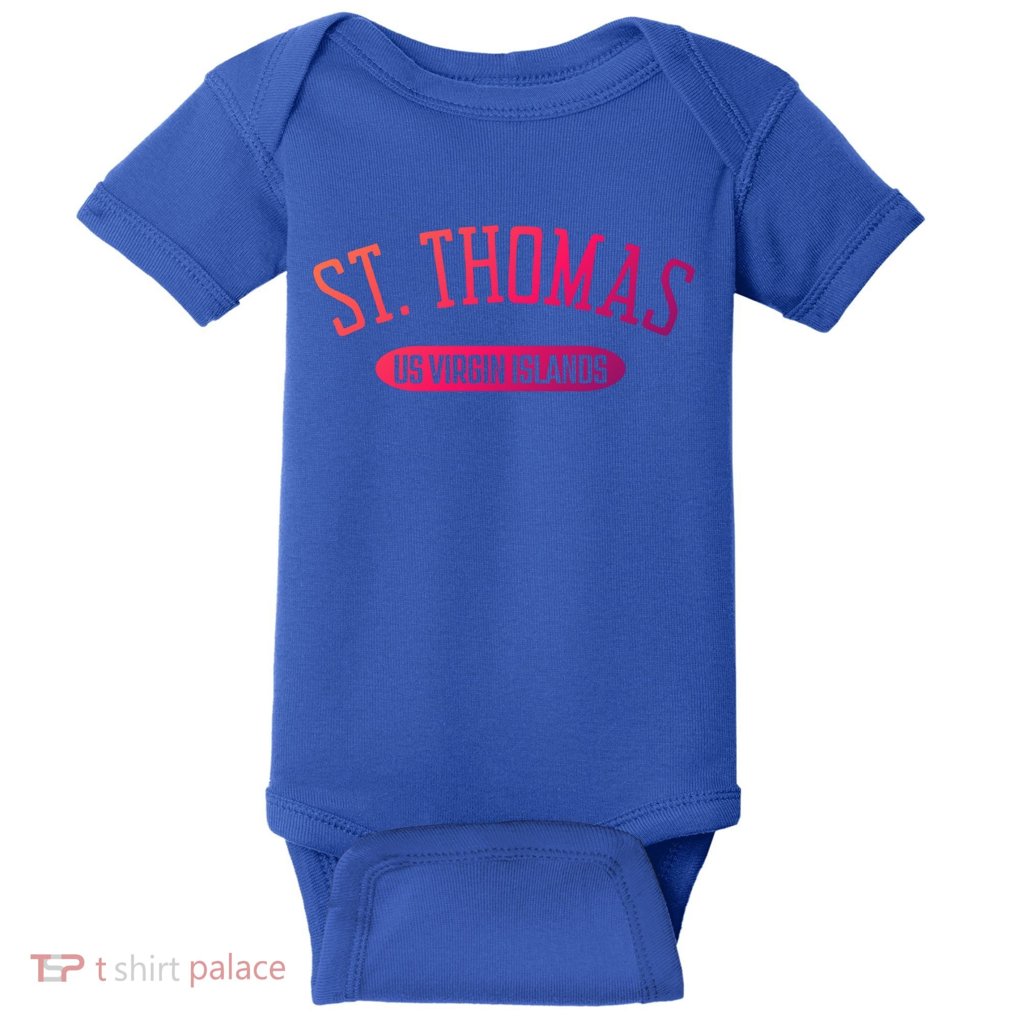St Thomas Cool Gift Classic Style St Thomas Us Virgin Islands Gift Baby Bodysuit