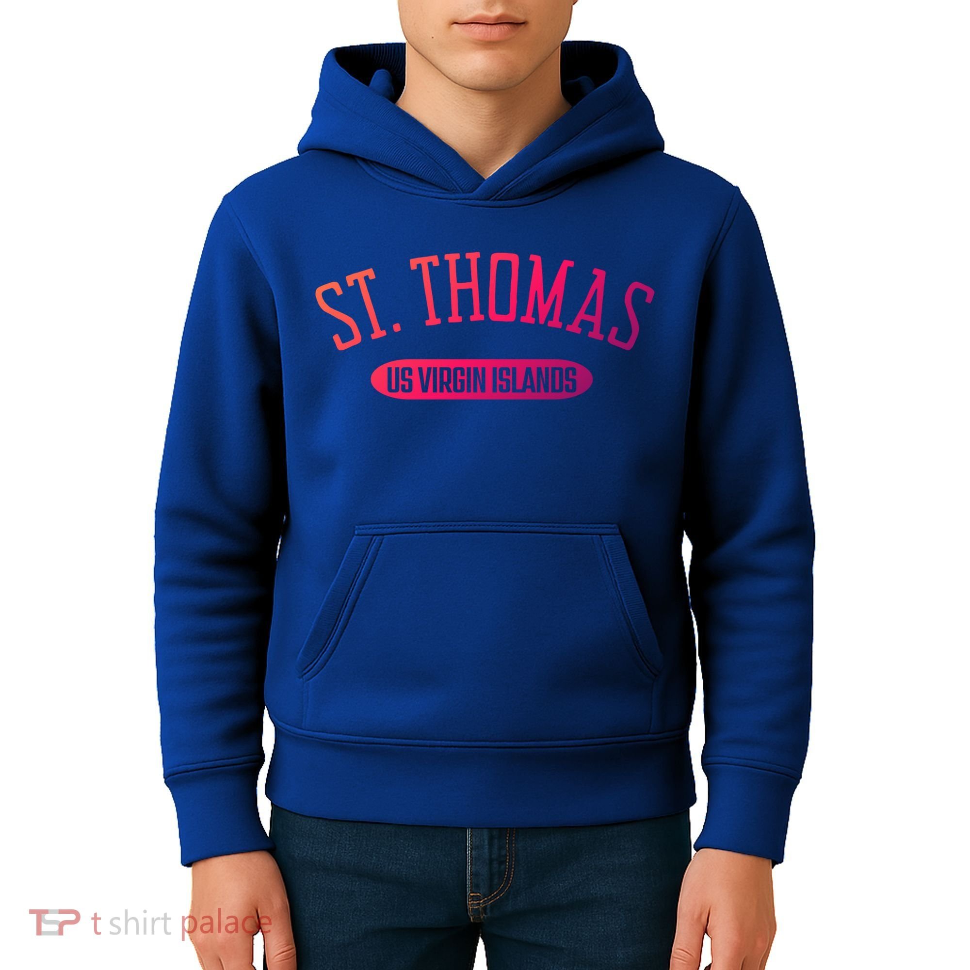 St Thomas Cool Gift Classic Style St Thomas Us Virgin Islands Gift Kids Hoodie