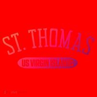 St Thomas Cool Gift Classic Style St Thomas Us Virgin Islands Gift Santa Hat thumb 1