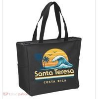Santa Teresa Costa Rica Retro Wave Tote Bag thumb 2