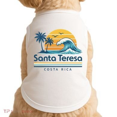 Santa Teresa Costa Rica Retro Wave Doggie Tank