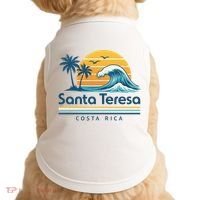 Santa Teresa Costa Rica Retro Wave Doggie Tank thumb 0