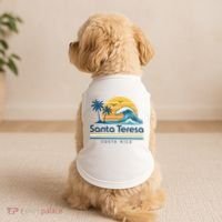 Santa Teresa Costa Rica Retro Wave Doggie Tank thumb 2
