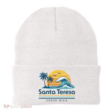 Santa Teresa Costa Rica Retro Wave Beanie