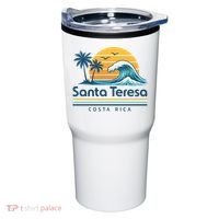 Santa Teresa Costa Rica Retro Wave Tumbler thumb 0