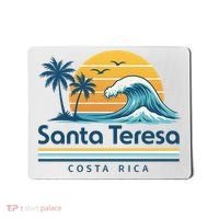 Santa Teresa Costa Rica Retro Wave Mousepad thumb 0