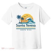 Santa Teresa Costa Rica Retro Wave Toddler T-Shirt thumb 0