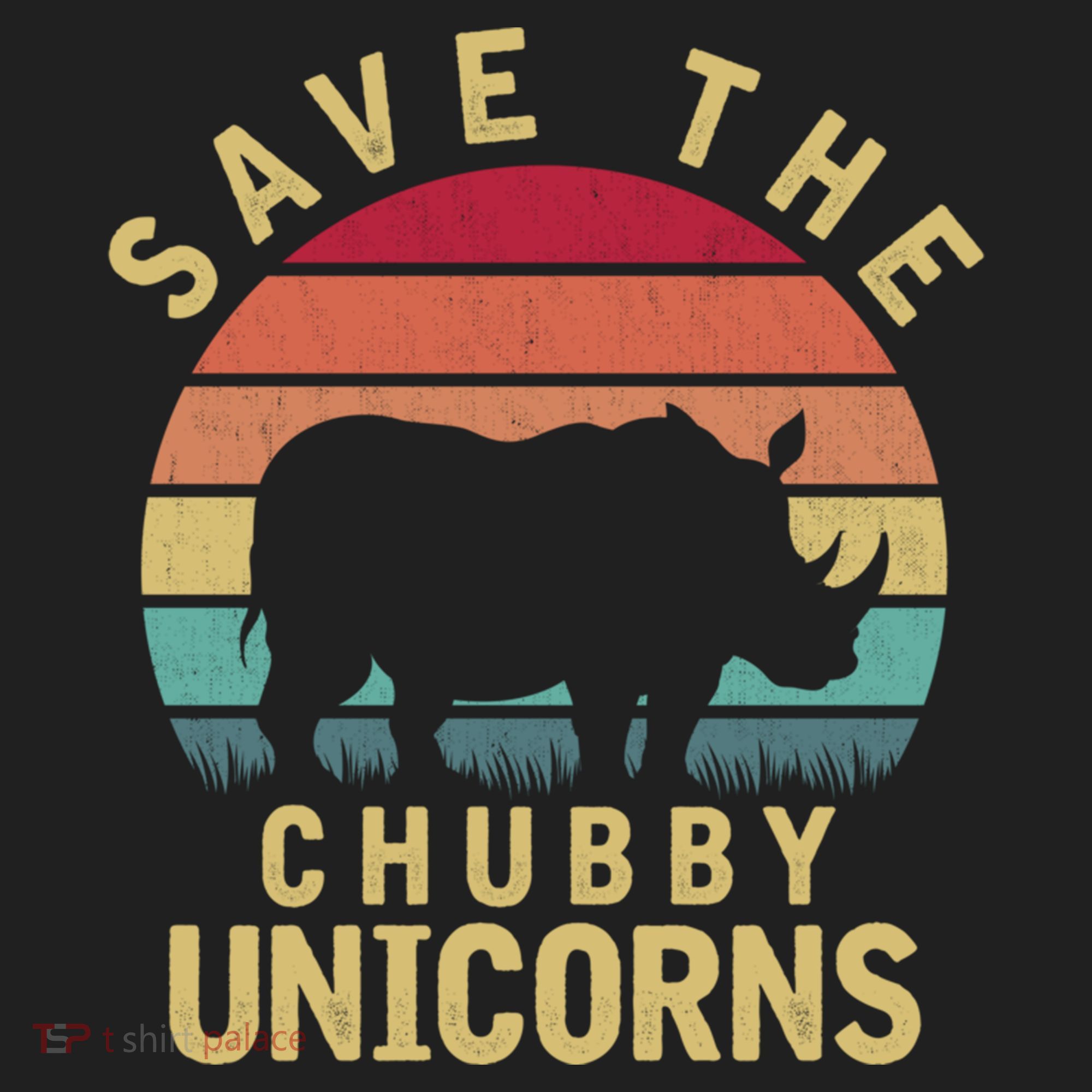 Save The Chubby Unicorn Rhino Cool Gift Women's Sweatshirt