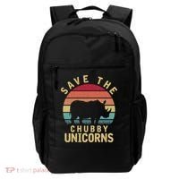 Save The Chubby Unicorn Rhino Cool Gift Backpack thumb 0