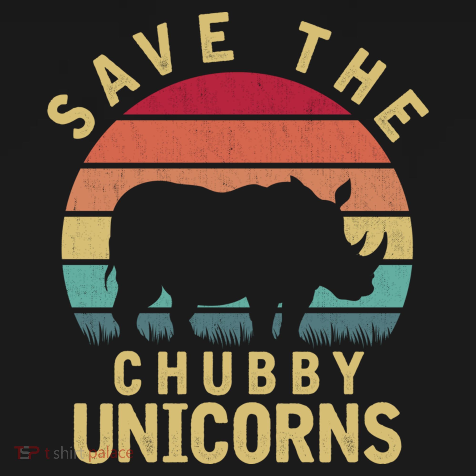 Save The Chubby Unicorn Rhino Cool Gift Backpack