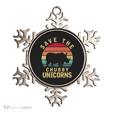 Save The Chubby Unicorn Rhino Cool Gift Ornament