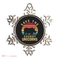 Save The Chubby Unicorn Rhino Cool Gift Ornament thumb 0