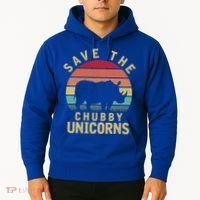 Save The Chubby Unicorn Rhino Cool Gift Hoodie thumb 2