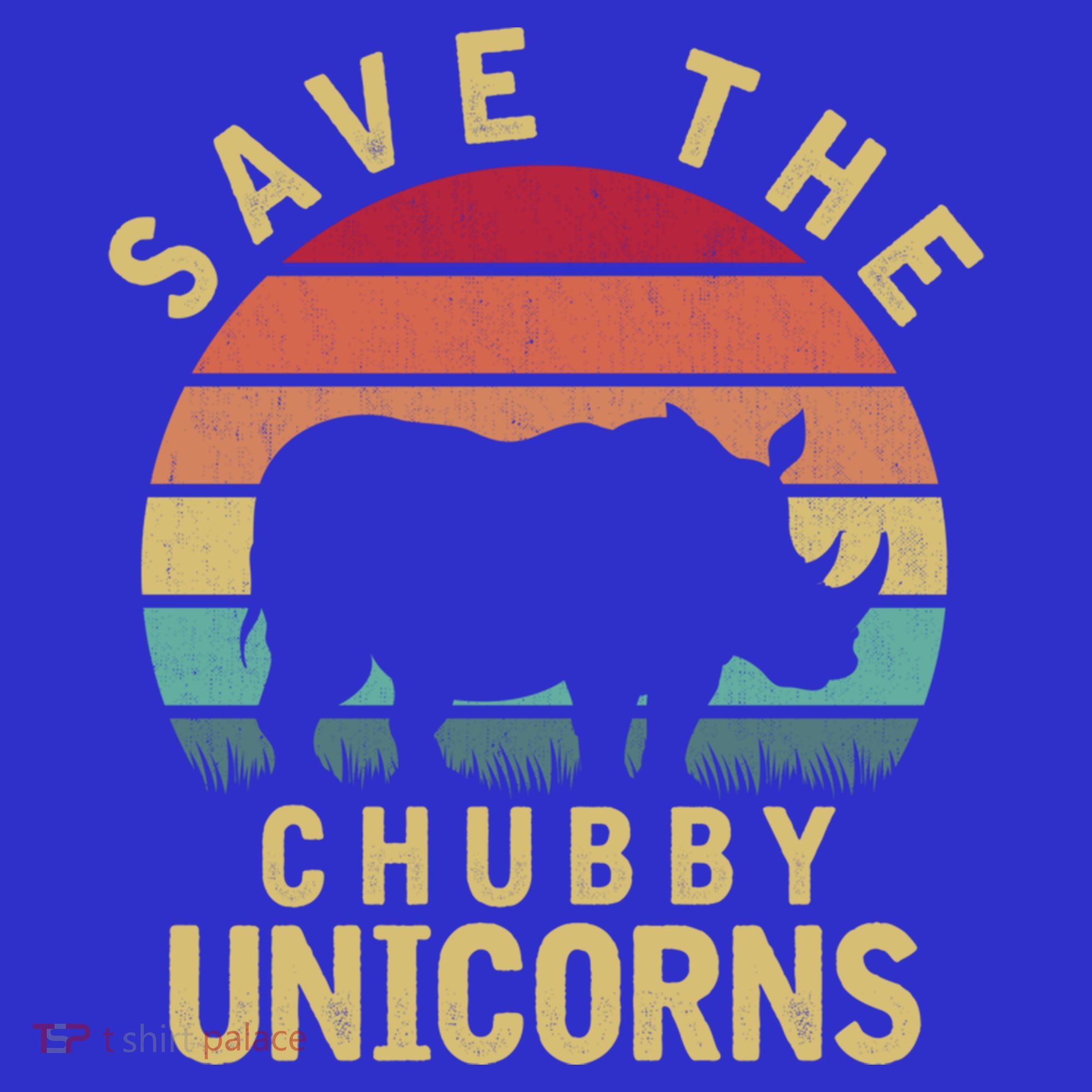 Save The Chubby Unicorn Rhino Cool Gift Women's Tank Top