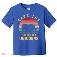 Save The Chubby Unicorn Rhino Cool Gift Toddler T-Shirt thumb 0