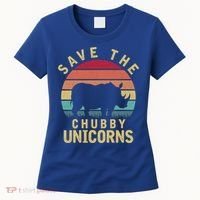 Save The Chubby Unicorn Rhino Cool Gift Women's T-Shirt thumb 0