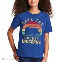 Save The Chubby Unicorn Rhino Cool Gift Kids T-Shirt thumb 2