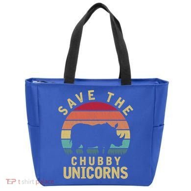 Save The Chubby Unicorn Rhino Cool Gift Tote Bag
