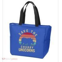 Save The Chubby Unicorn Rhino Cool Gift Tote Bag thumb 3