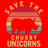 Save The Chubby Unicorn Rhino Cool Gift Santa Hat thumb 1