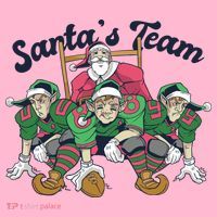Santas Team Christmas Football Elf Team Coaster thumb 2