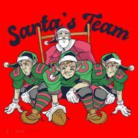 Santas Team Christmas Football Elf Team Santa Hat thumb 1