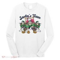 Santas Team Christmas Football Elf Team Long Sleeve Shirt thumb 0