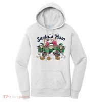 Santas Team Christmas Football Elf Team Women's Hoodie thumb 0