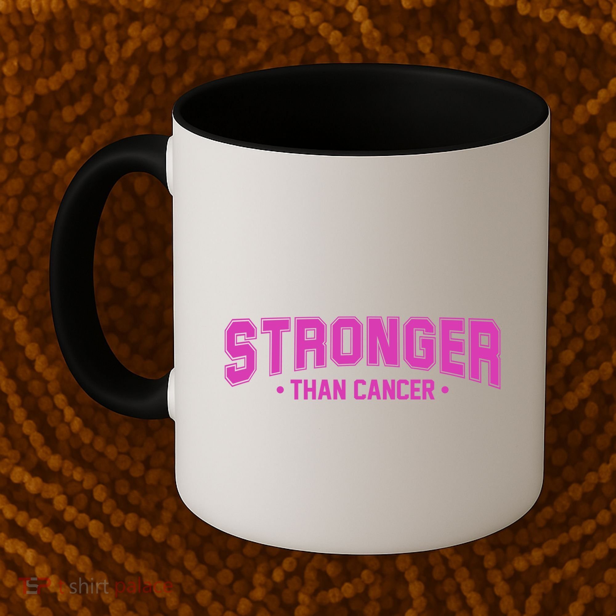 Stronger Than Cancer Breast Cancer Awareness Coffee Mug