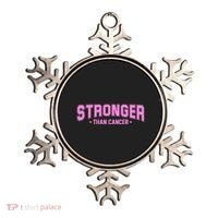 Stronger Than Cancer Breast Cancer Awareness Ornament thumb 0