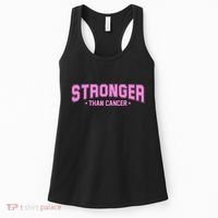 Stronger Than Cancer Breast Cancer Awareness Women's Tank Top thumb 0