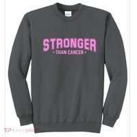 Stronger Than Cancer Breast Cancer Awareness Sweatshirt thumb 0
