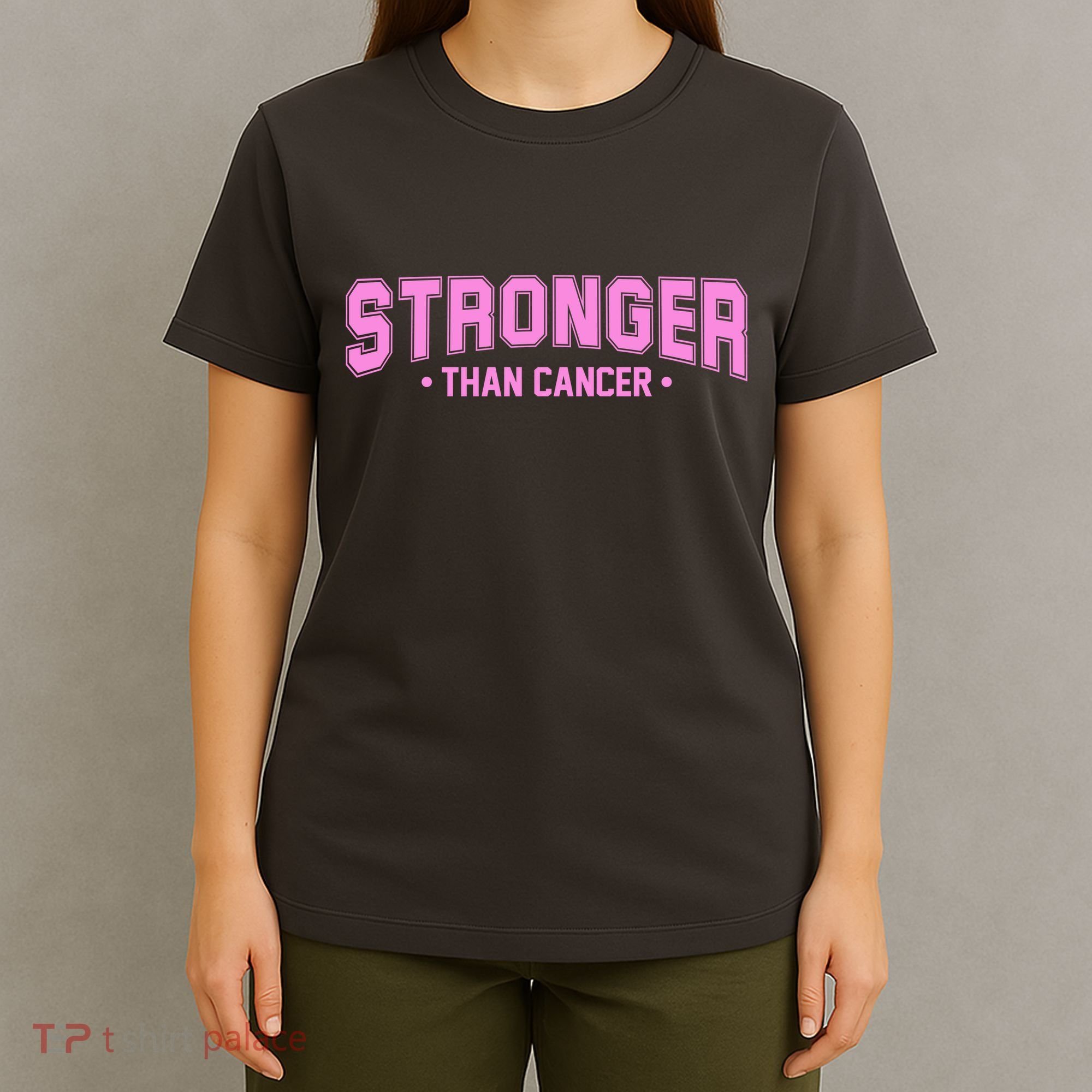 Stronger Than Cancer Breast Cancer Awareness T-Shirt