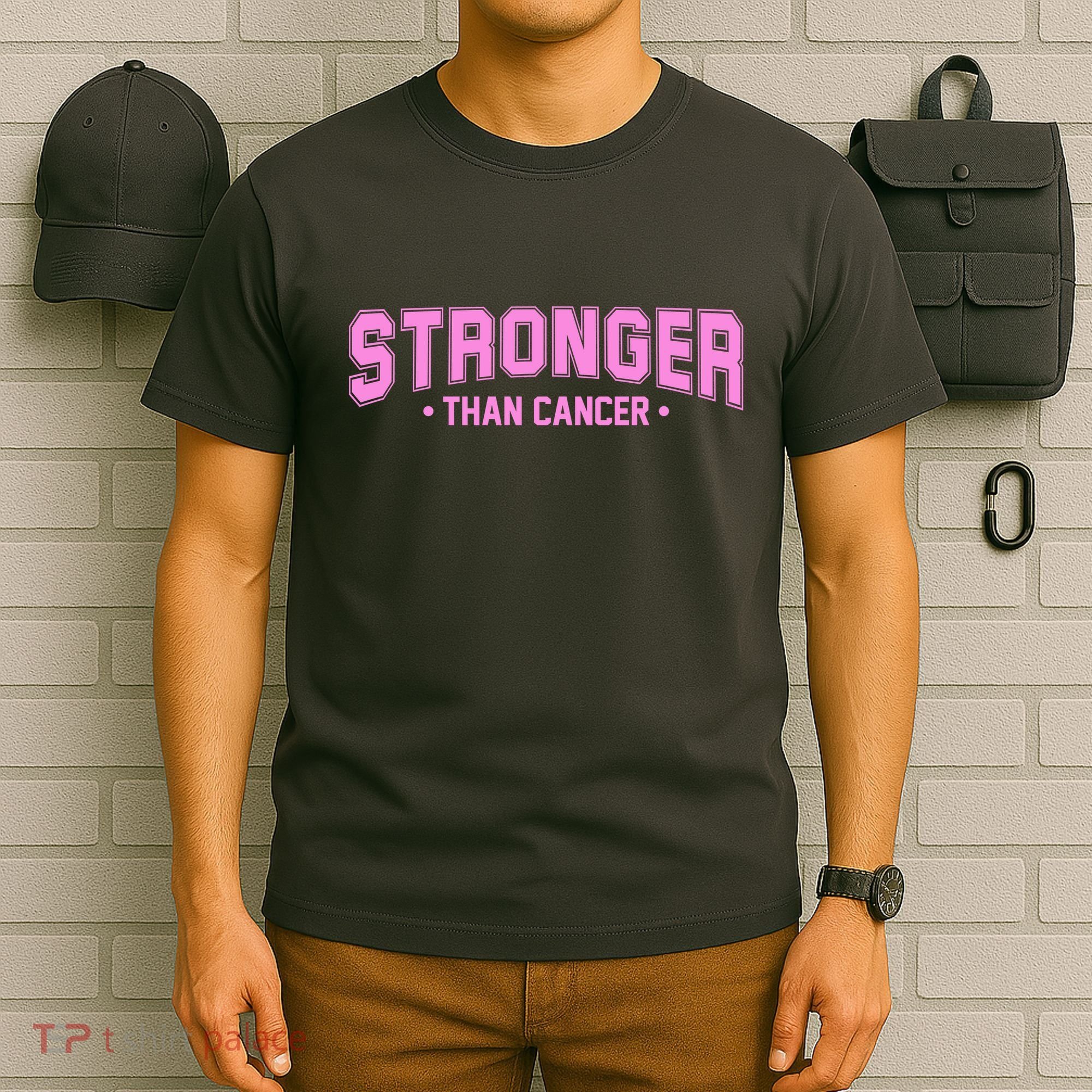 Stronger Than Cancer Breast Cancer Awareness T-Shirt