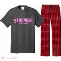 Stronger Than Cancer Breast Cancer Awareness Pajama Set thumb 0