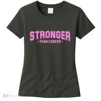 Stronger Than Cancer Breast Cancer Awareness Women's T-Shirt thumb 0