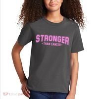 Stronger Than Cancer Breast Cancer Awareness Kids T-Shirt thumb 2