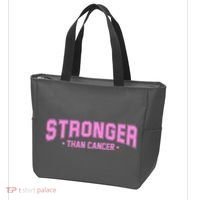 Stronger Than Cancer Breast Cancer Awareness Tote Bag thumb 3