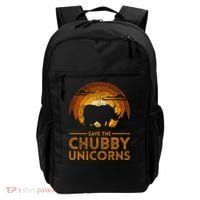 Save The Chubby Unicorns Rhino  Backpack thumb 0