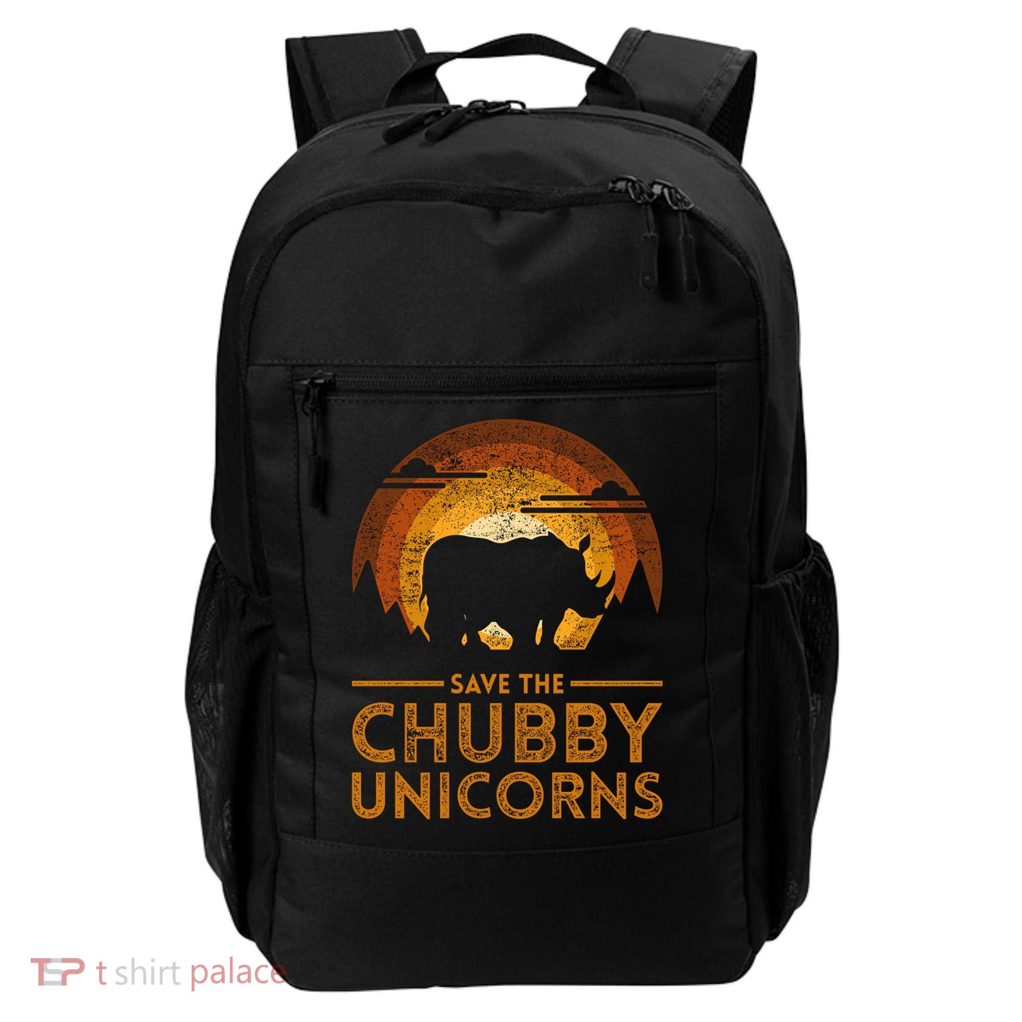 Save The Chubby Unicorns Rhino  Backpack