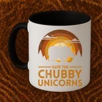 Save The Chubby Unicorns Rhino  Coffee Mug thumb 2