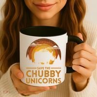 Save The Chubby Unicorns Rhino  Coffee Mug thumb 3