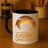 Save The Chubby Unicorns Rhino  Coffee Mug thumb 4