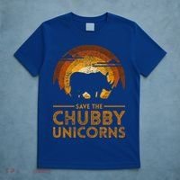 Save The Chubby Unicorns Rhino  T-Shirt thumb 5