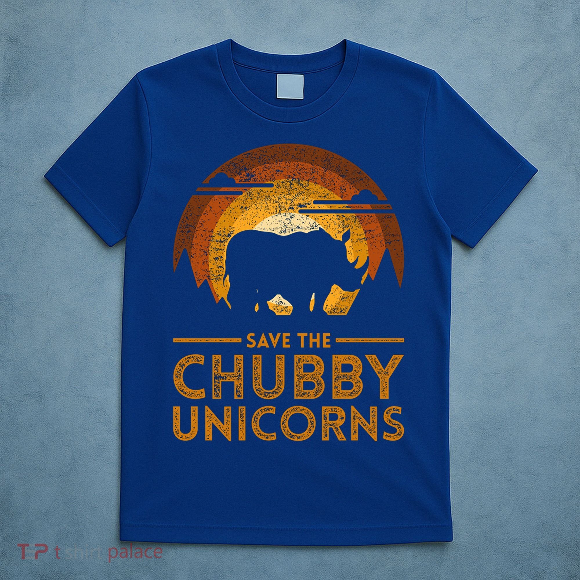 Save The Chubby Unicorns Rhino  T-Shirt