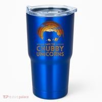 Save The Chubby Unicorns Rhino  Tumbler thumb 0