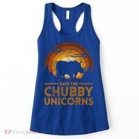Save The Chubby Unicorns Rhino  Women's Tank Top thumb 0