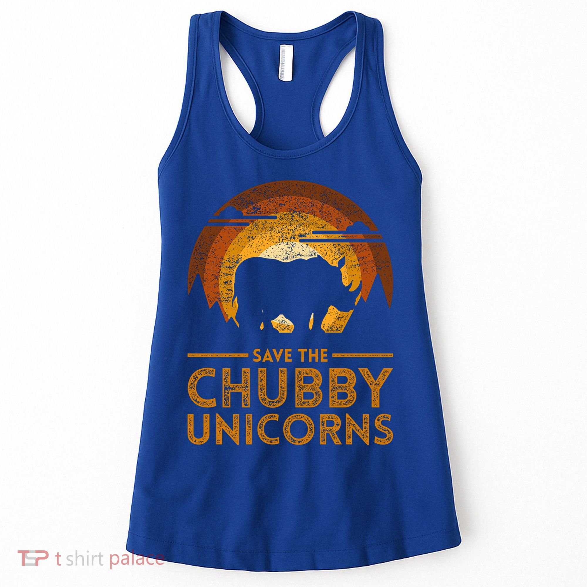 Save The Chubby Unicorns Rhino  Women's Tank Top